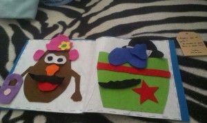 mr potato quiet book