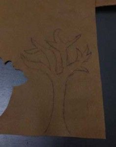 quiet book arbol
