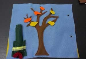 quiet book otoño