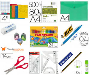 sorteo material escolar
