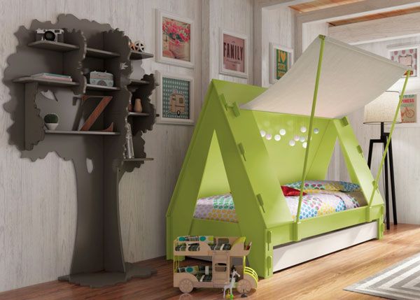 tienda de campaña cama para niños