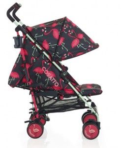 silla de paseo con capota extendida