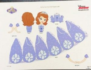 plantilla para recortar princesas