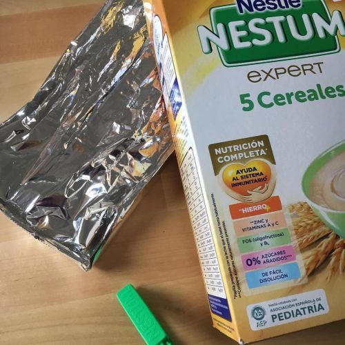 Se acabó, después de un mes comiéndola os contamos nuestra experiencia mañana en el #blog, por cierto la hemos preparado sin leche, con caldito de  para quienes seguimos con lactancia materna y damos papillas de cereales. #PapillasNestum #SuperMamis