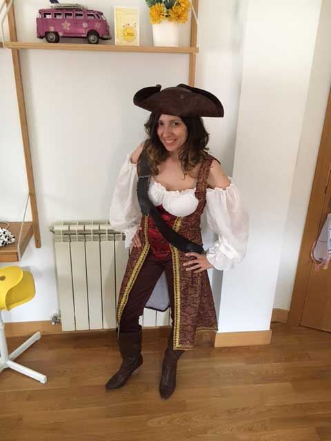 disfraz pirata de mujer