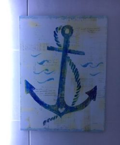 cuadro de aluminio baño
